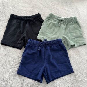 Carters‎ Kids Casual Shorts Set - Black, Green, and Blue